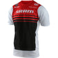 TLD Skyline Air Short Sleeve Jersey - M - Formula SRAM Red - White