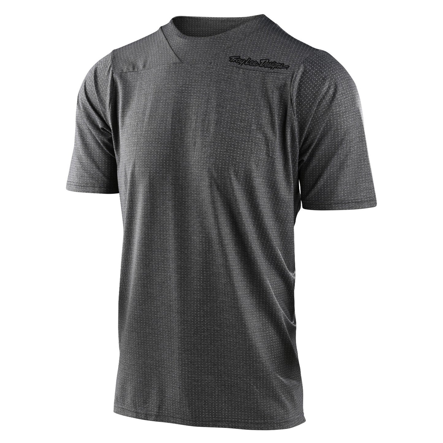 TLD Skyline Short Sleeve Jersey - M - Heather Dark Grey