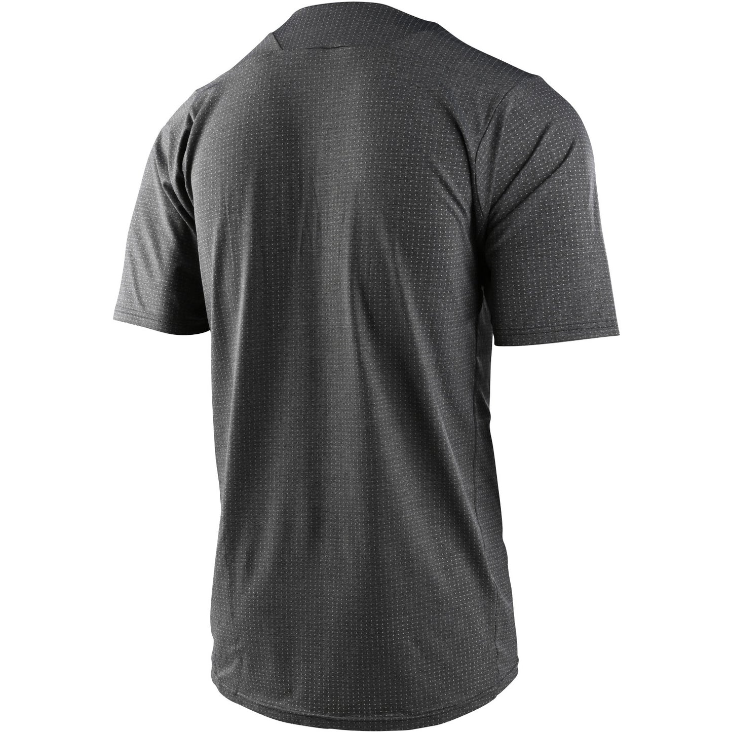 TLD Skyline Short Sleeve Jersey - L - Heather Dark Grey