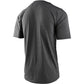 TLD Skyline Short Sleeve Jersey - M - Heather Dark Grey