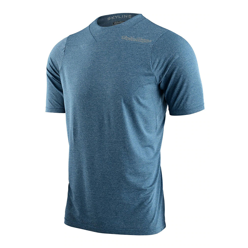 TLD Skyline Short Sleeve Jersey - XL - Heather Slate