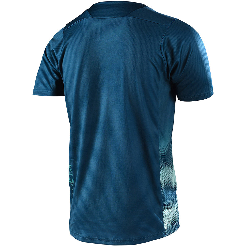 TLD Skyline Short Sleeve Jersey - XL - Wave Jungle Green