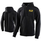 TLD Speed Logo Zip Up Hoodie - M - Black
