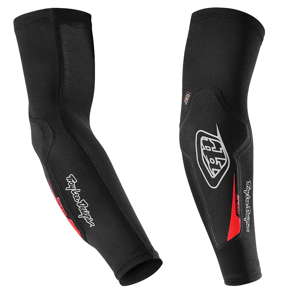 TLD Speed Youth Elbow Sleeve Pads - Youth M - Black