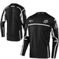 TLD Sprint Ultra Long Sleeve Jersey - L - Lines Black - White