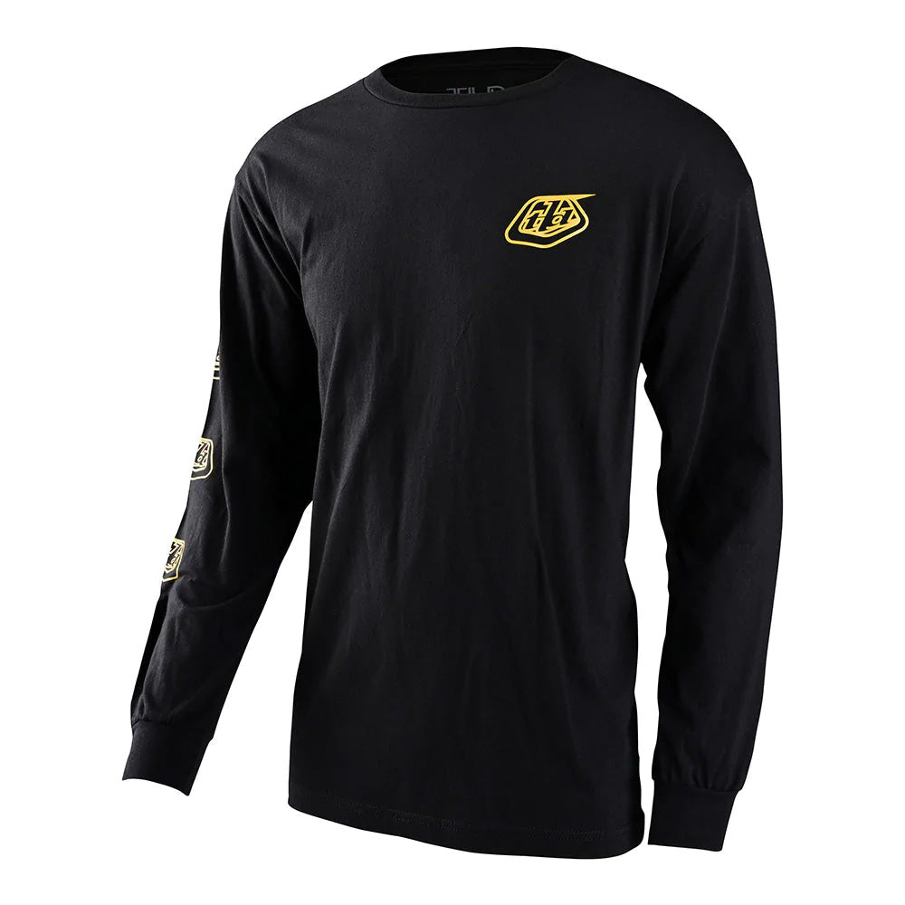 TLD Stamp Long Sleeve Tee - L - Black