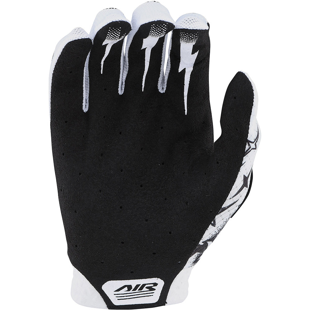 TLD Youth Air Gloves - XL - Skull Demon White - Black