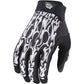 TLD Youth Air Gloves - L - Slime Hands Black - White