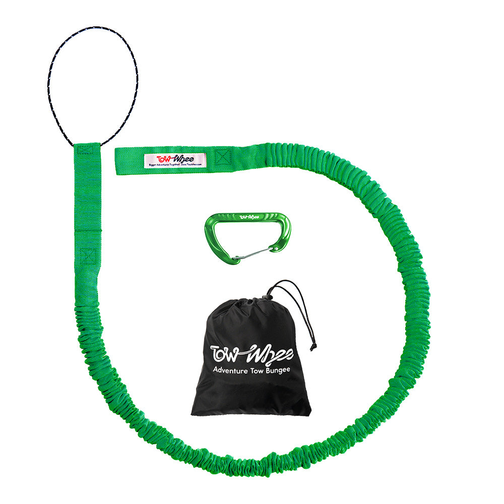 TowWhee Connect Tow Bungee Pack - Green - 56-170 Inch