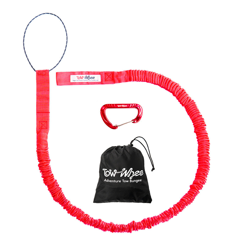 TowWhee Connect Tow Bungee Pack - Red - 56-170 Inch