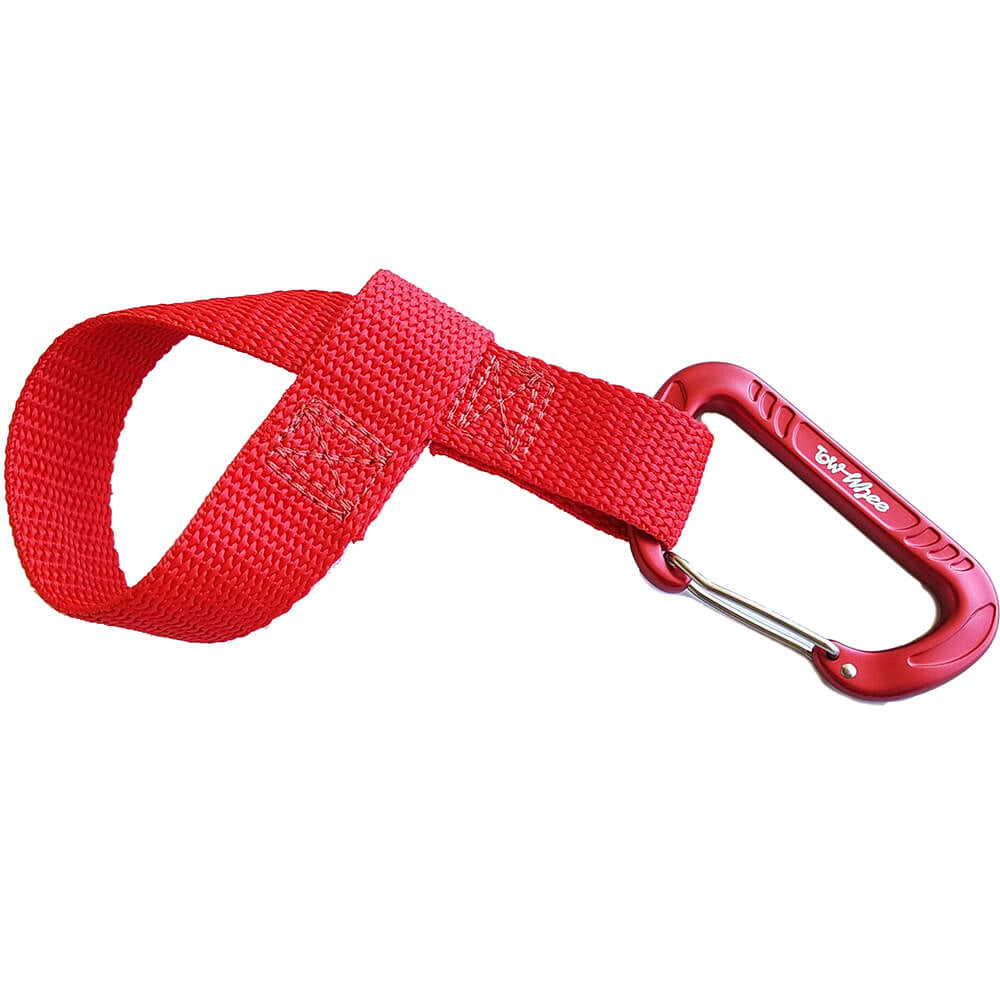 TowWhee Quick Loop with Mini Carabiner - Red