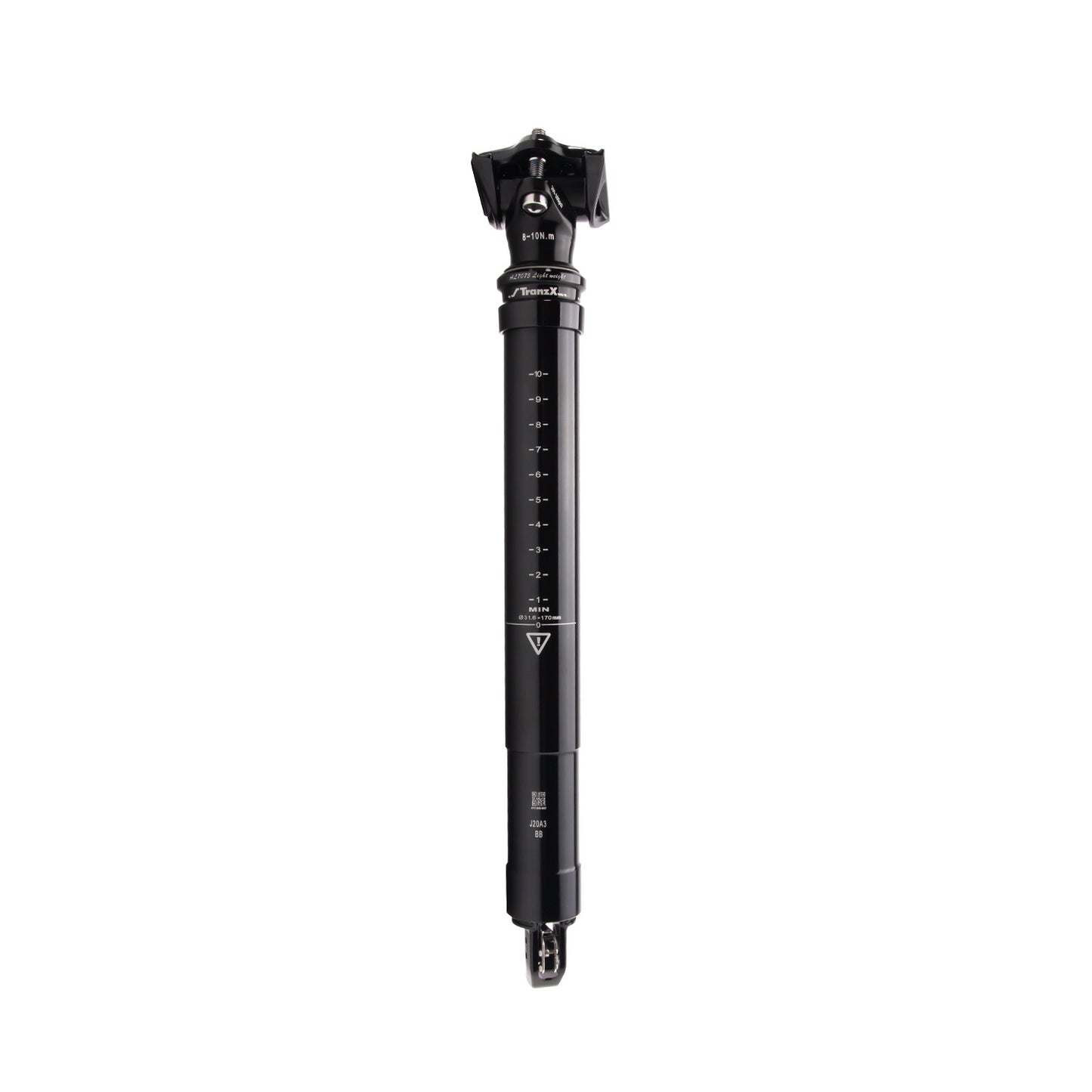 TranzX Dropper Post - Black - Internal - Stealth - 30.9mm - 125mm - 412mm