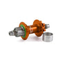 Hope Pro 4 Trial - Single Speed Rear 6 Bolt Disc Hub - 10x135mm Bolt-Up - 32 Hole - Single Speed  - Orange