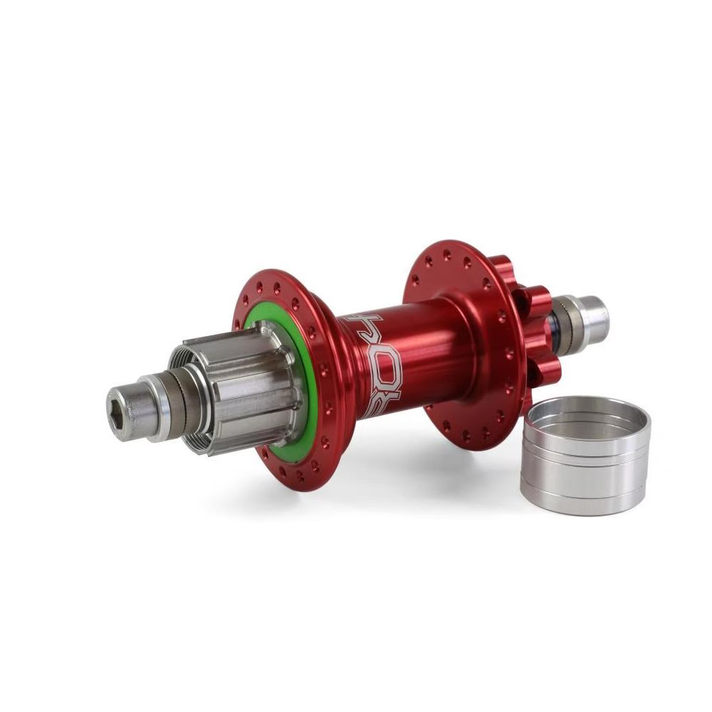 Hope Pro 4 Trial - Single Speed Rear 6 Bolt Disc Hub - 10x135mm Bolt-Up - 32 Hole - Single Speed  - Red