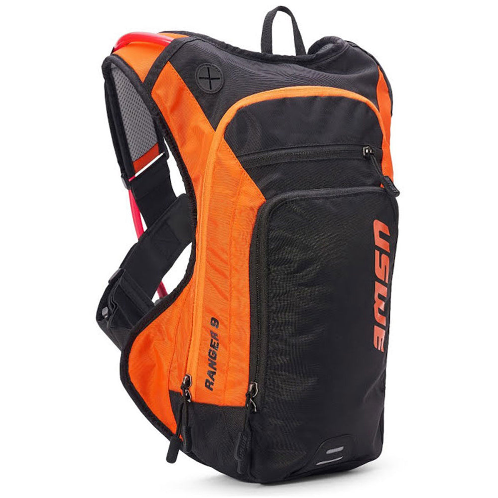 USWE Ranger 9 Elite Hydration Pack - Orange - Black - 2022 - 9L Pack - 3L Bladder