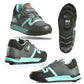 Unparallel Up Link Women's Clipless Shoes - US 9.0 - Grey - Turquoise - Black