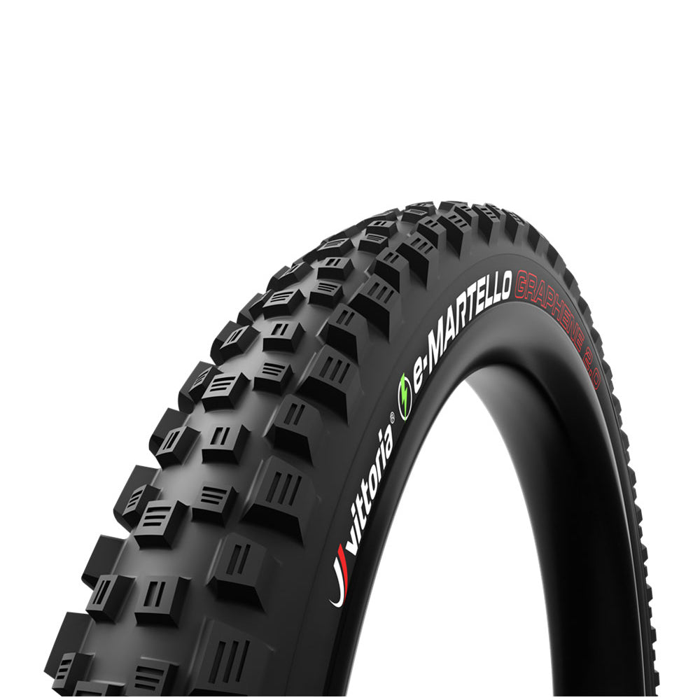 Vittoria e-Martello Tyre - Black - TR Folding - 2 Ply - 120 TPI Nylon - Graphene 2.0 - 4C - 2.6 Inch - 27.5 Inch
