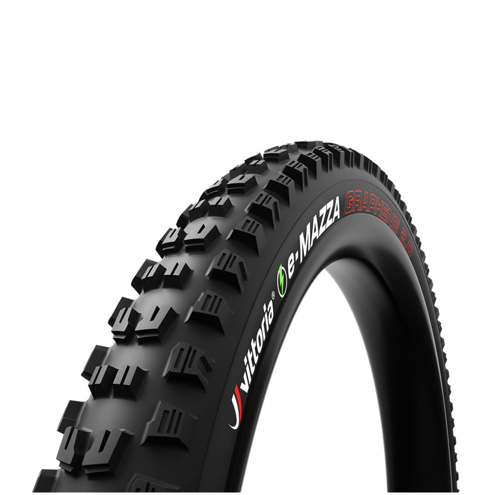 Vittoria e-Mazza Tyre - Black - TR Folding - 2 Ply - 120 TPI Nylon - Graphene 2.0 - 4C - 2.6 Inch - 27.5 Inch