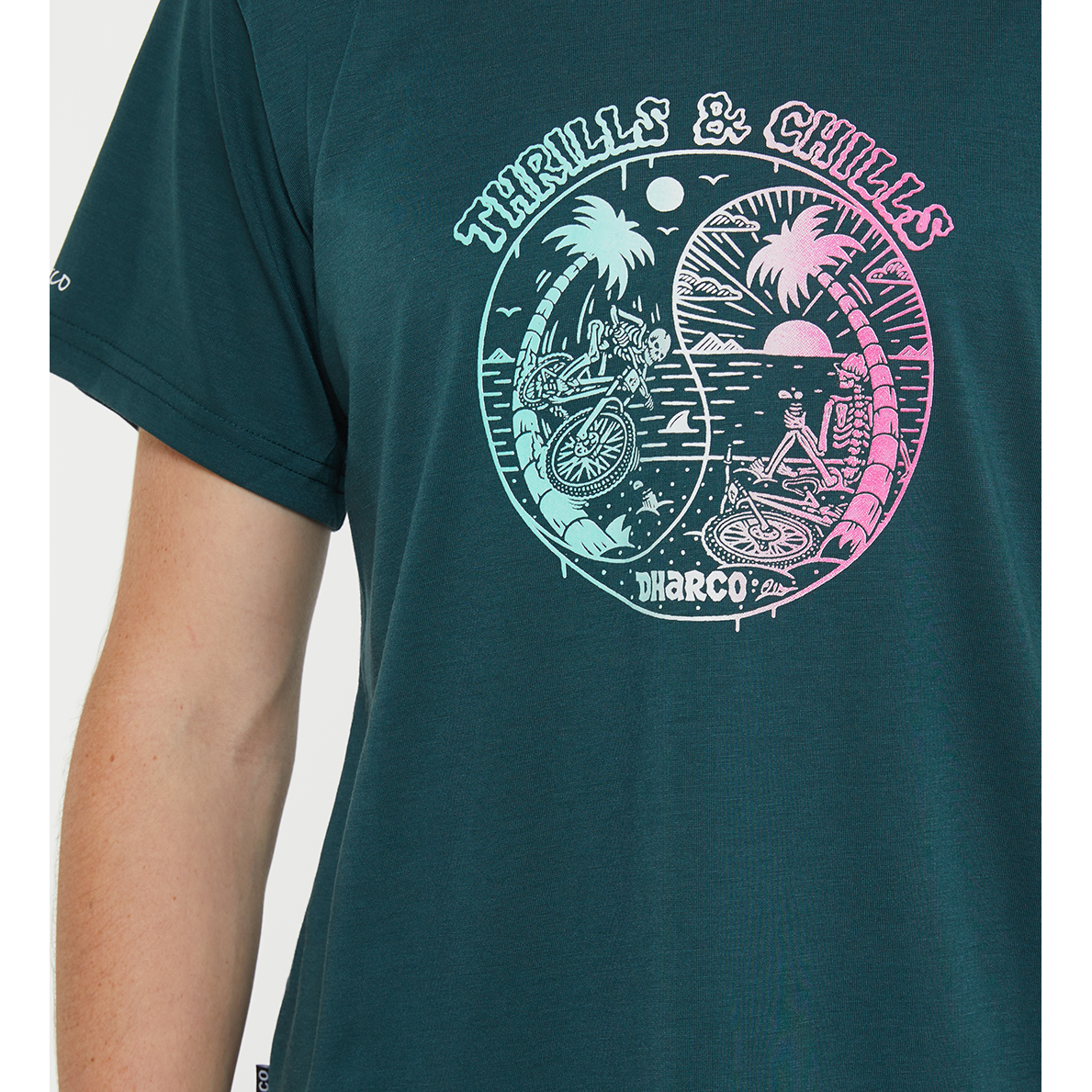 DHaRCO Women's Short Sleeve Tech Tee - Women's XS - Jade Monkey