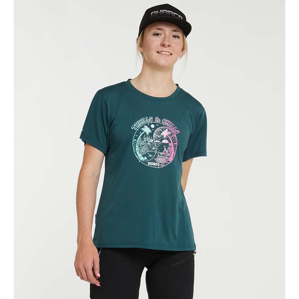 DHaRCO Women's Short Sleeve Tech Tee - Women's M - Jade Monkey