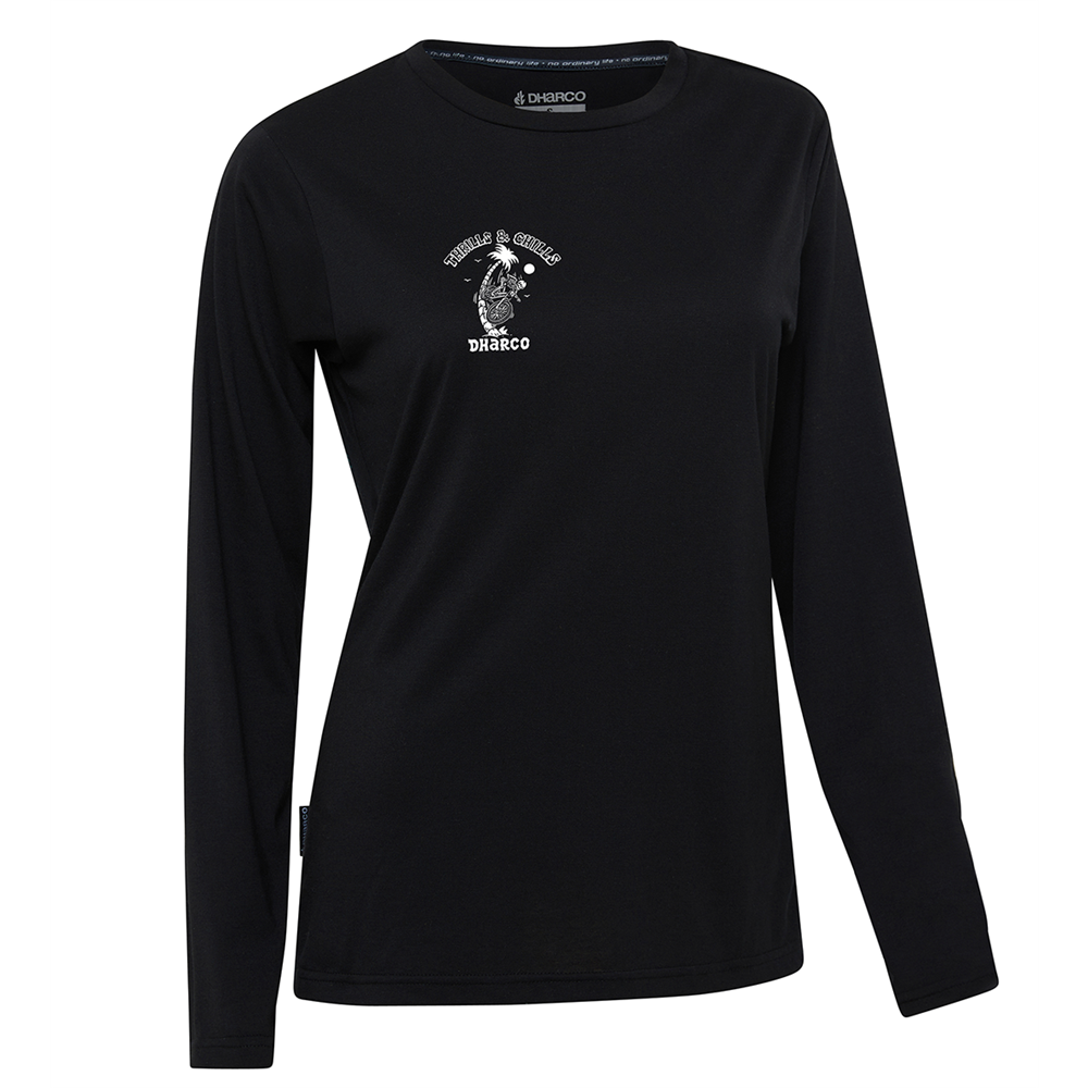 DHaRCO Women's Long Sleeve Tech Tee - Women's S - Thrills & Chills