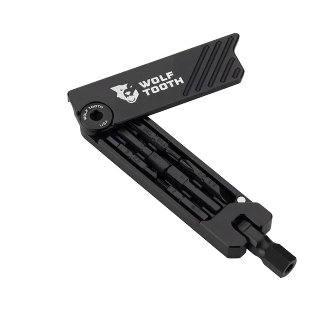 Wolf Tooth 6-Bit Hex Wrench Multi Tool - Black - Black Bolt - Without Keyring