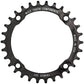 Wolf Tooth 4 Bolt Alloy Drop-Stop Chainring - 104 BCD - Round - Black - 36T
