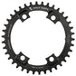 Wolf Tooth 4 Bolt Alloy Drop-Stop Chainring - 110 BCD - Asymmetrical Shimano - Round - Black - 40T