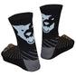 Wolf Tooth 6 Inch Wool Socks - S-M - Black - White