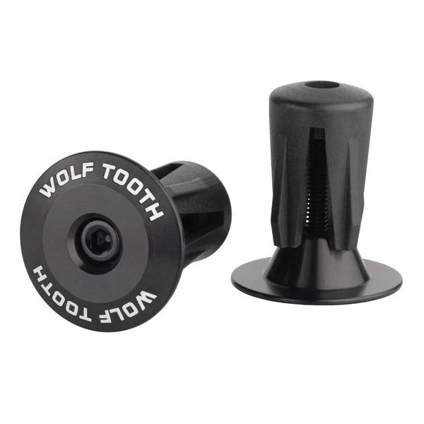 Wolf Tooth Alloy Bar End Plugs - Black