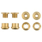 Wolf Tooth Anodized Alloy Chainring Bolts - Gold - Set of 4 - 6mm