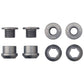 Wolf Tooth Anodized Alloy Chainring Bolts - Gunmetal - Set of 4 - 6mm
