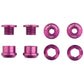 Wolf Tooth Anodized Alloy Chainring Bolts - Purple - Set of 4 - 6mm