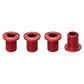 Wolf Tooth Anodized Alloy Chainring Bolts - Red - Set of 4 - 10mm