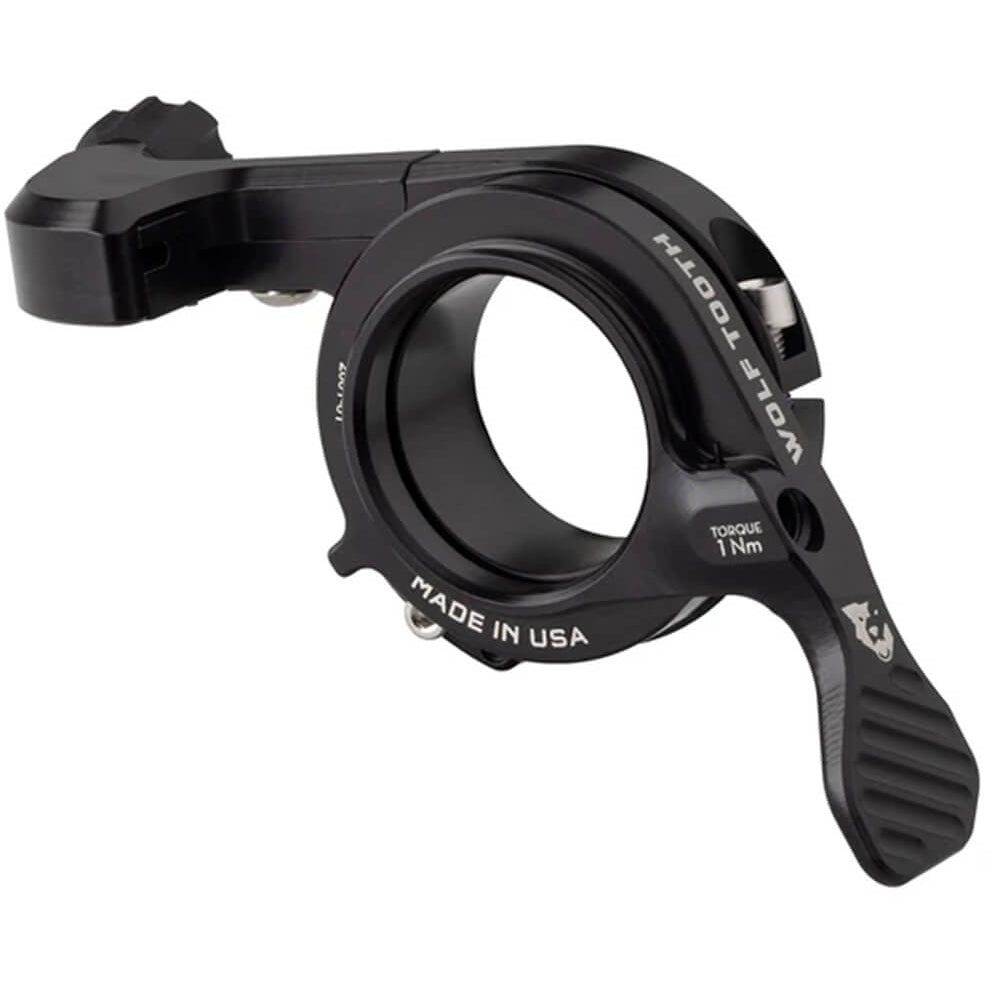 Wolf Tooth Barcentric Dropper Remote - Black - 22.2mm Bar Clamp