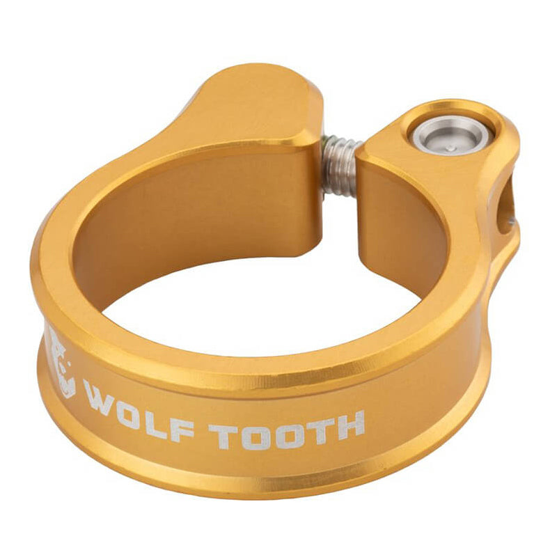 Wolf Tooth Bolt Up Seatpost Clamp - 31.8mm - Gold