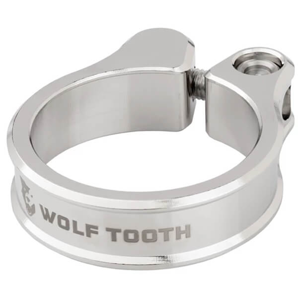 Wolf Tooth Bolt Up Seatpost Clamp - 31.8mm - Nickel
