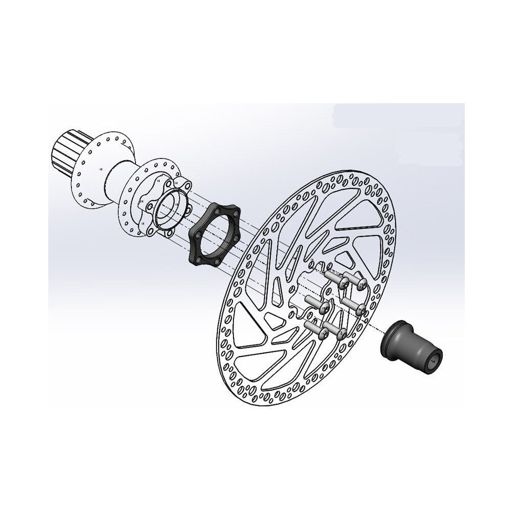 Wolf Tooth Boostinator Hub Adaptors - DR - Rear