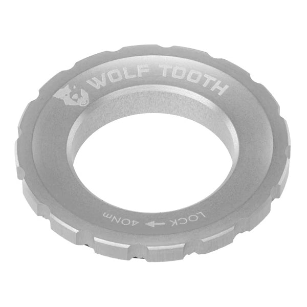 Wolf Tooth Centrelock Rotor Lockring - Silver