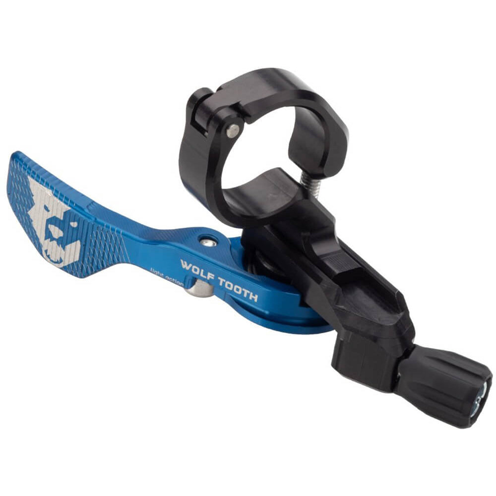 Wolf Tooth Dropper ReMote Lever - Blue - Light Action - 22.2mm Bar Clamp
