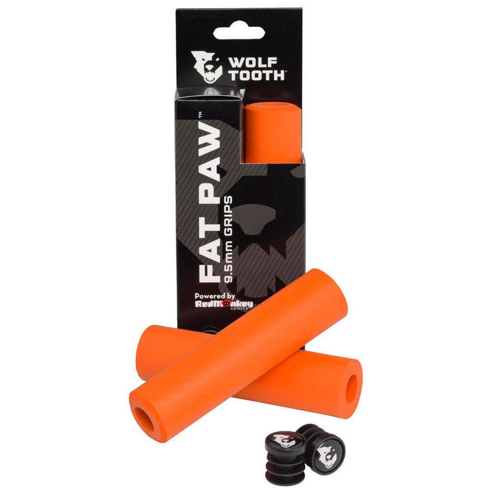 Wolf Tooth Fat Paw Grips - Orange