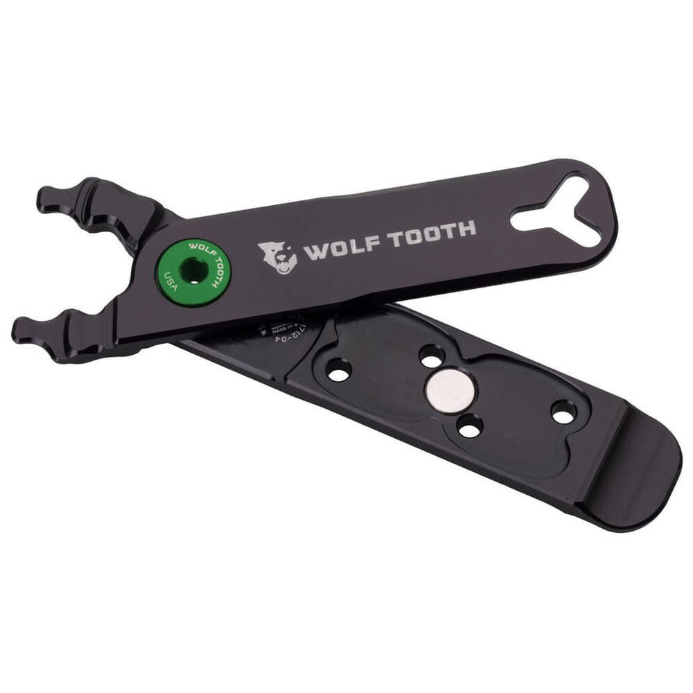 Wolf Tooth Master Link Combo Pack Pliers - Black - Green Bolt