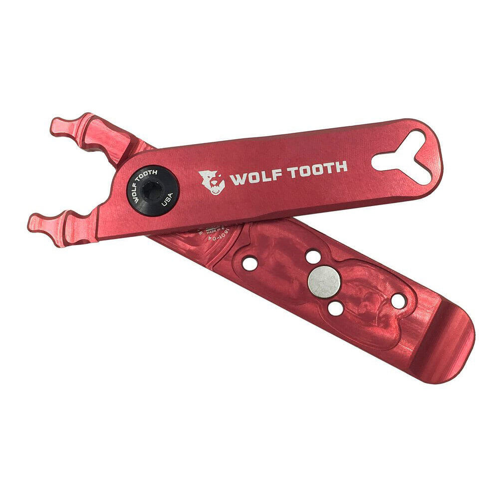 Wolf Tooth Master Link Combo Pack Pliers - Red - Black Bolt