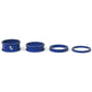 Wolf Tooth Precision Headset Spacers - Blue - 3-5-10-15mm Kit