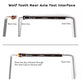 Wolf Tooth Rear Axle - Black - 167mm Axle Length - 16.5mm Thread Length - M12 x 1.0mm Thread Pitch