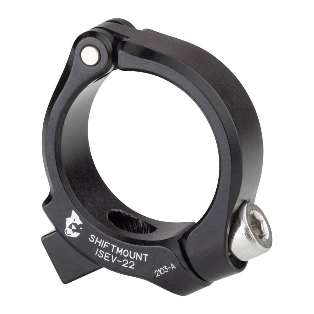 Wolf Tooth ShiftMount Adaptor - Right Only - Shimano I-Spec EV Shifter to 22.2mm Bar Clamp - 12 Speed