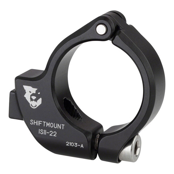 Wolf Tooth ShiftMount Adaptor - Right Only - Shimano I-Spec II Shifter to 22.2mm Bar Clamp - 12 Speed