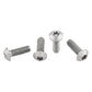 Wolf Tooth Titanium Water Bottle Cage Bolts - Raw - Low Profile Head