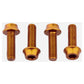 Wolf Tooth Water Bottle Cage Bolts - Gold