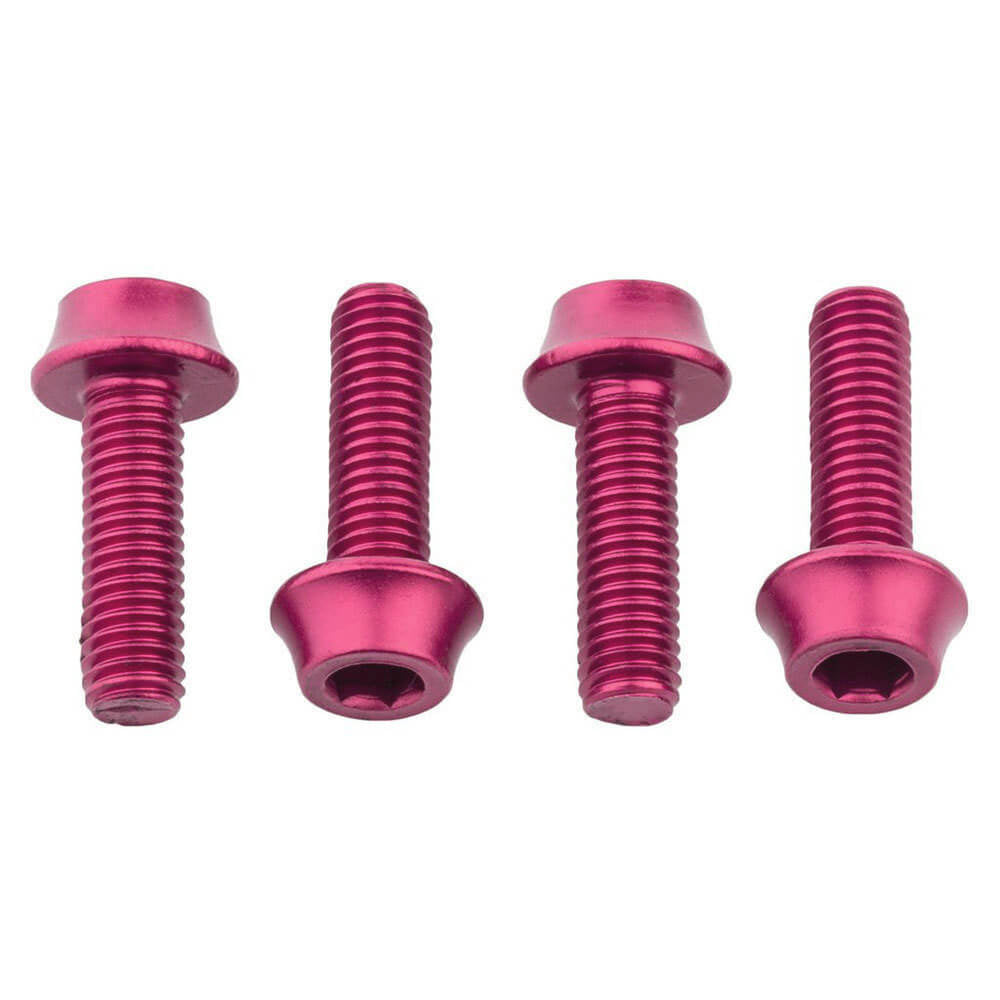 Wolf Tooth Water Bottle Cage Bolts - Pink